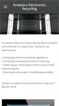 Mobile Screenshot of knekairoelectronicsrecycling.com